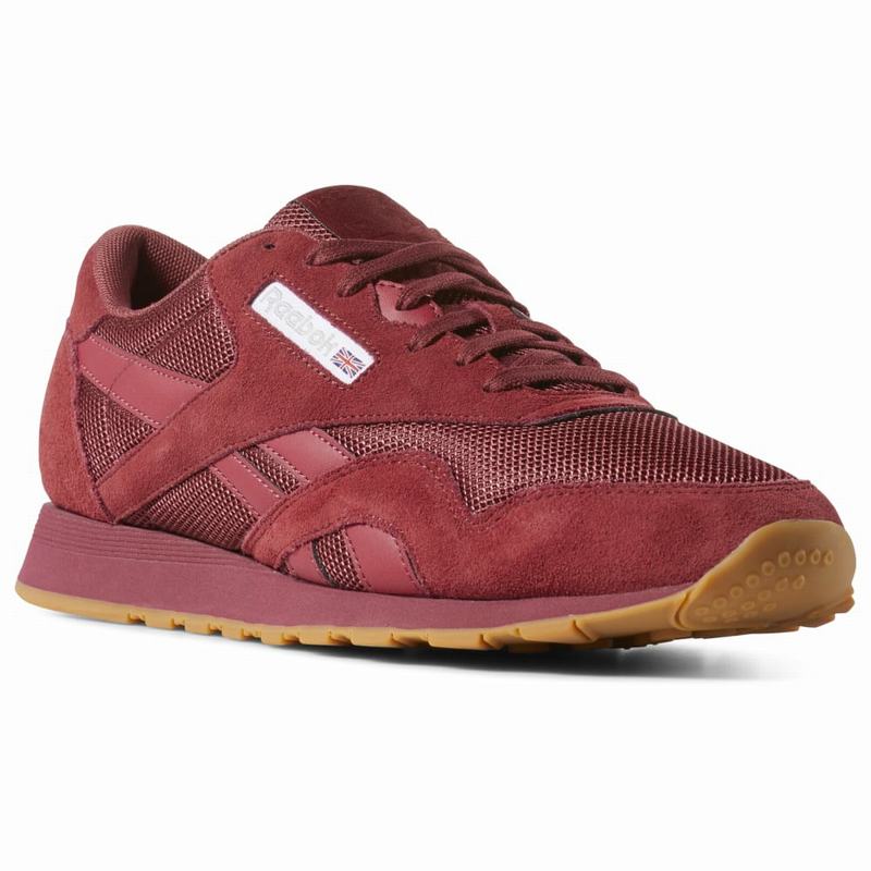 Reebok Classic Nylon Tenisky Panske - Červené/Biele/Siva VU9837PR